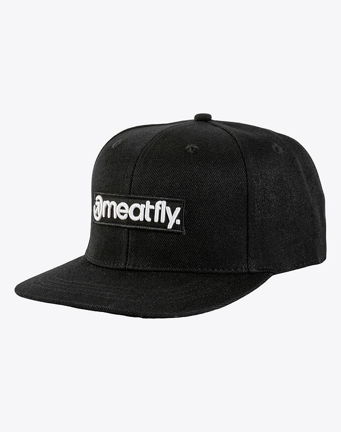 Šiltovka Meatfly Tyler Snapback, Black Basic Logo