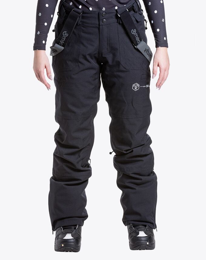 Dámske SNB & SKI nohavice Meatfly Foxy, Black