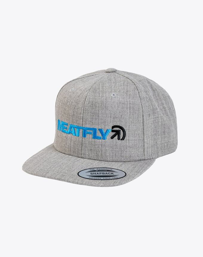 Šiltovka Meatfly Skipper Snapback, Grey Heather