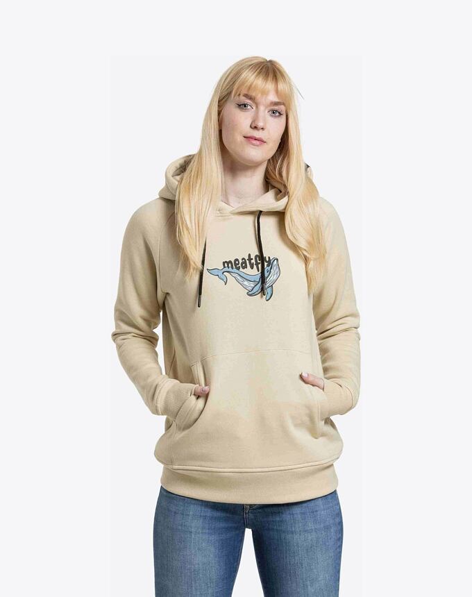 Dámska mikina Meatfly Watani, Beige Whale