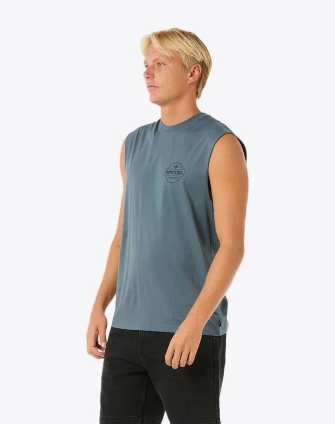 Pánske tielko Rip Curl Stapler Muscle, Pine Night