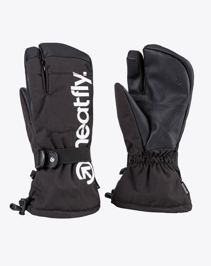 Pánske rukavice Meatfly Limp, Black