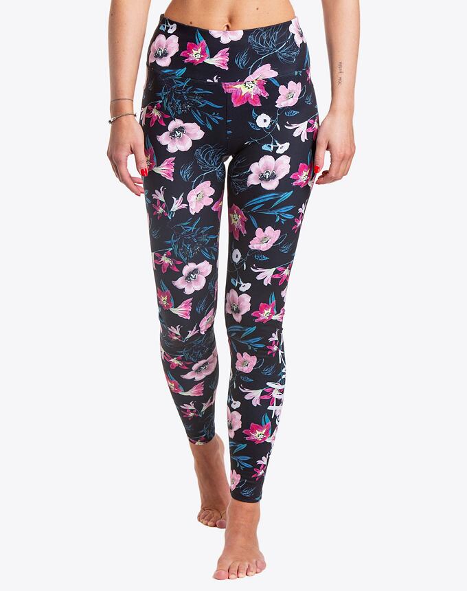Dámske termo legíny Jenna, Hibiscus