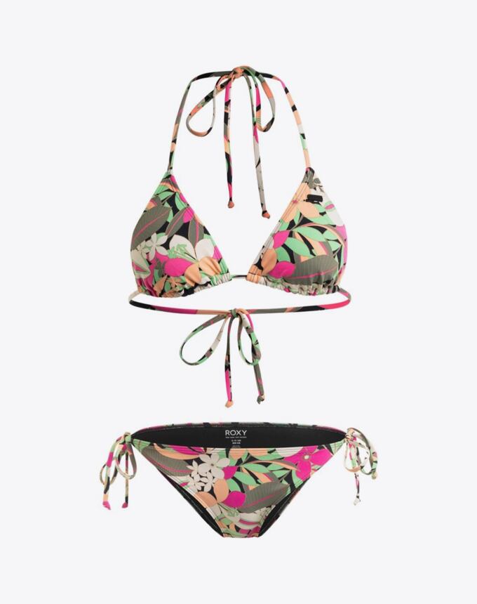 Dámske plavky Roxy Beach Classics, Anthracite Palm Song S