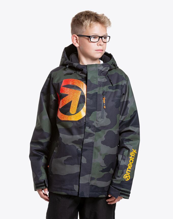 Detská SNB & SKI bunda Meatfly Bangito, Rampage Camo