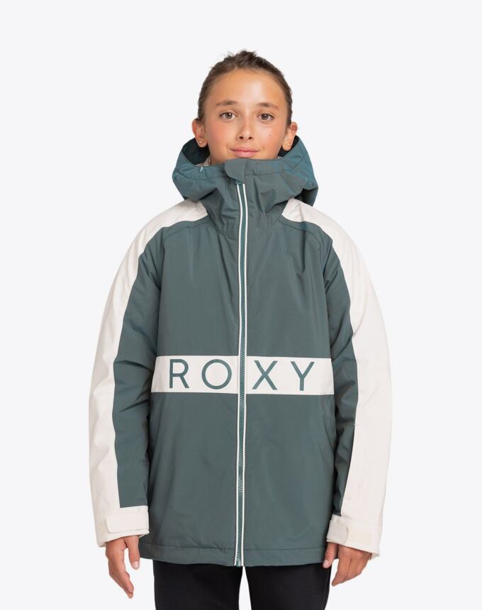 Detská SNB & SKI bunda Roxy Snowmist Girl, Sea Pine