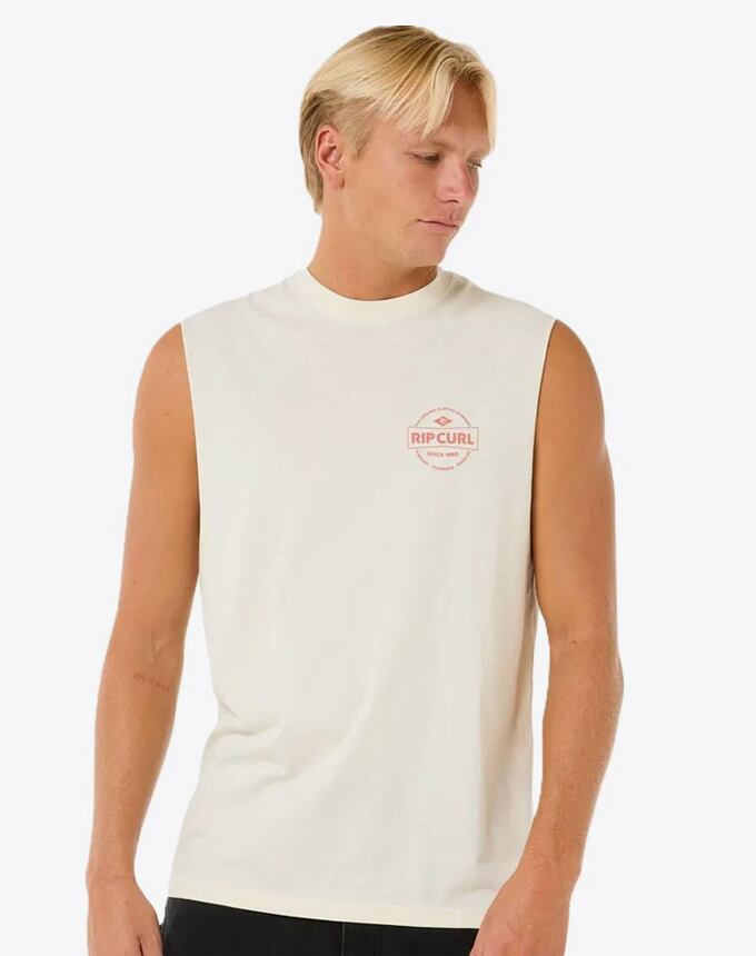 Pánske tielko Rip Curl Stapler Muscle, Bone