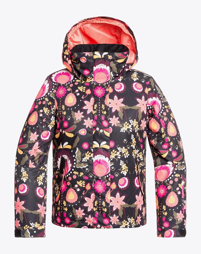 Bunda Roxy Jetty Girl Jk - FW19, True Black Folk Winter