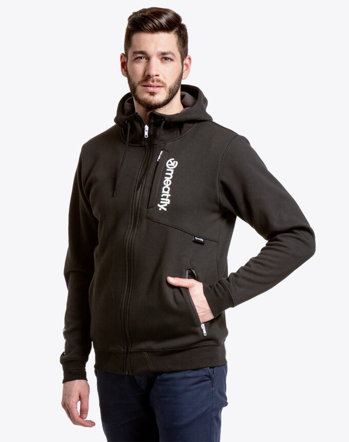 Pánska technická mikina Meatfly Lightyear 2, B - Black