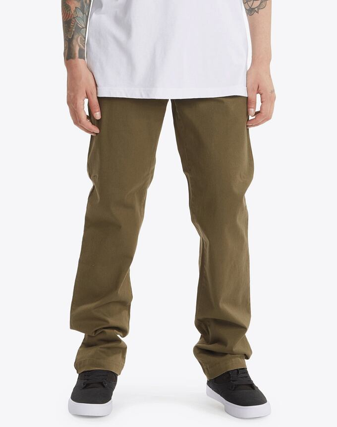 Pánske nohavice DC Shoes Worker Chinos, Ivy Green
