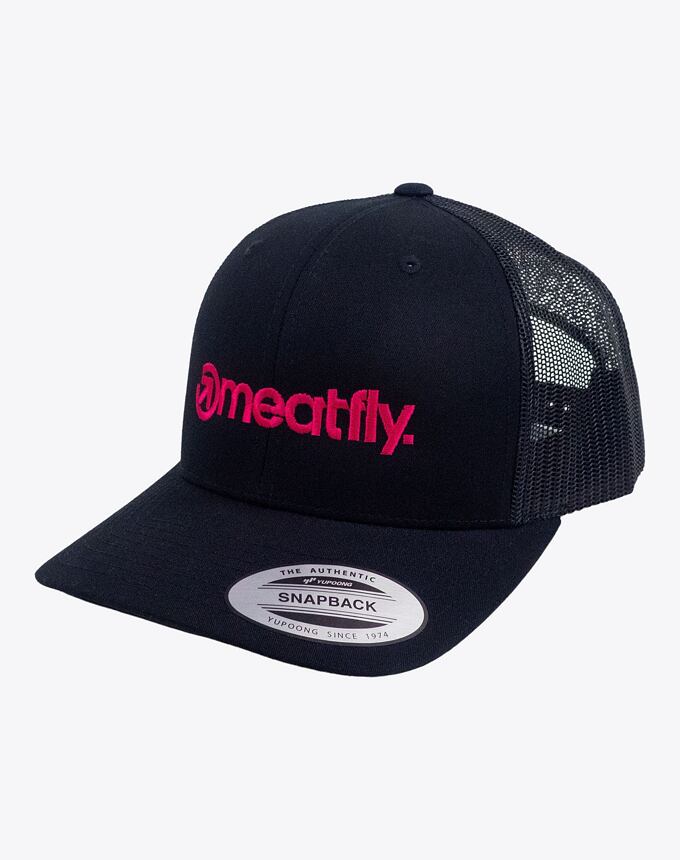Pánska šiltovka Meatfly MF Logo Trucker, Pink/Black