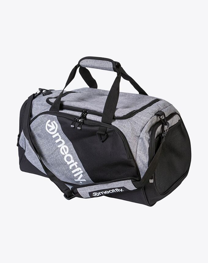 Cestovná taška Meatfly Rocky, Black/Grey