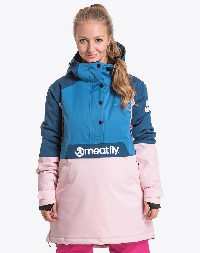 Dámska bunda SNB & SKI bunda Meatfly Aiko Premium, Powder Pink