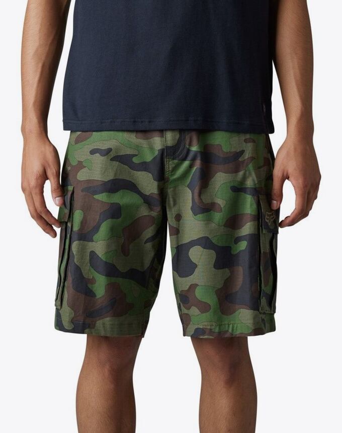 Pánske šortky Fox Slambozo Camo, Green Camo