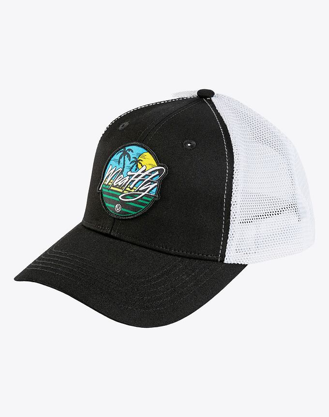 Šiltovka Meatfly Caleb Trucker, Beach White / Black