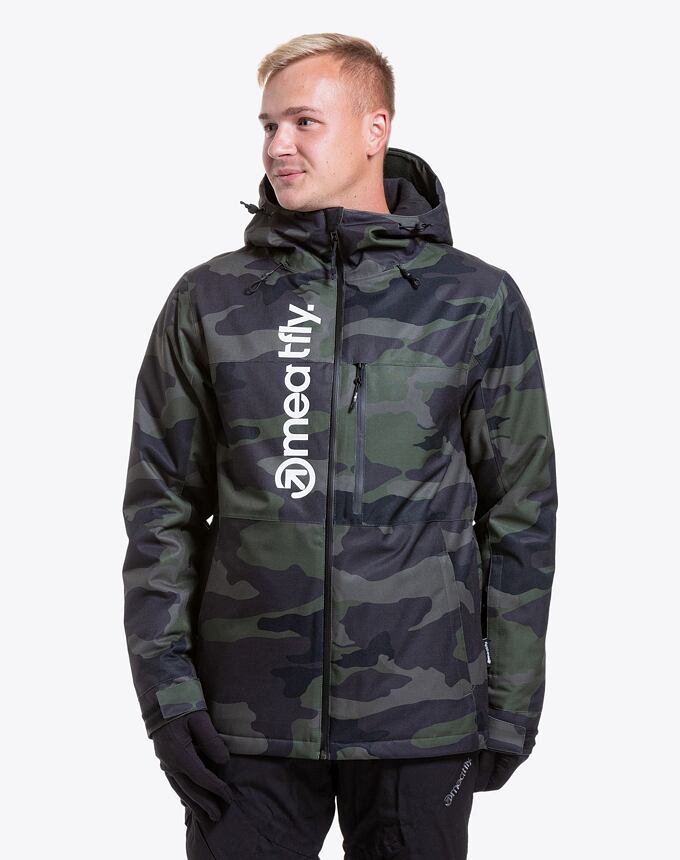 Pánska SNB & SKI bunda Meatfly Manifold, Rampage Camo