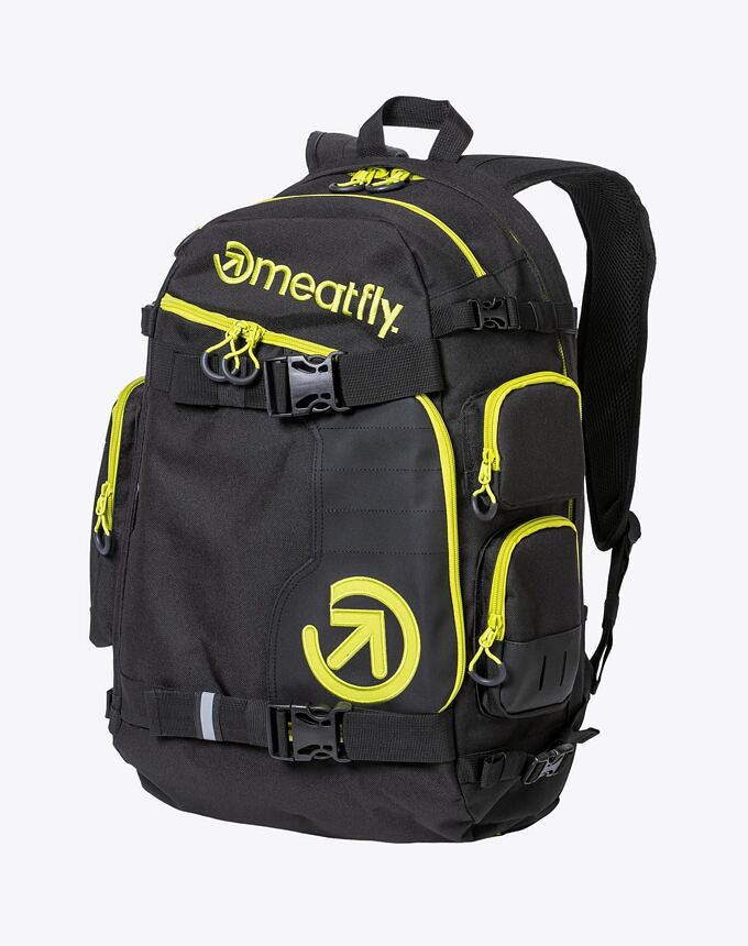 Batoh Meatfly Wanderer, Safety Green/Black, 28 L