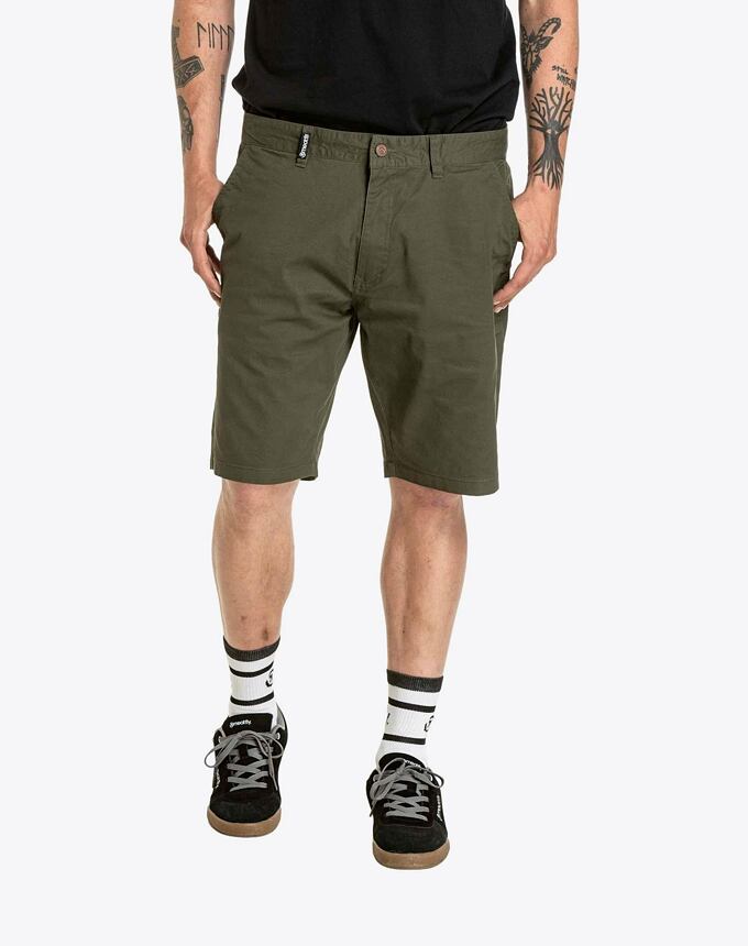 Pánske kraťasy Meatfly Anthrax 2.0, Dark Olive