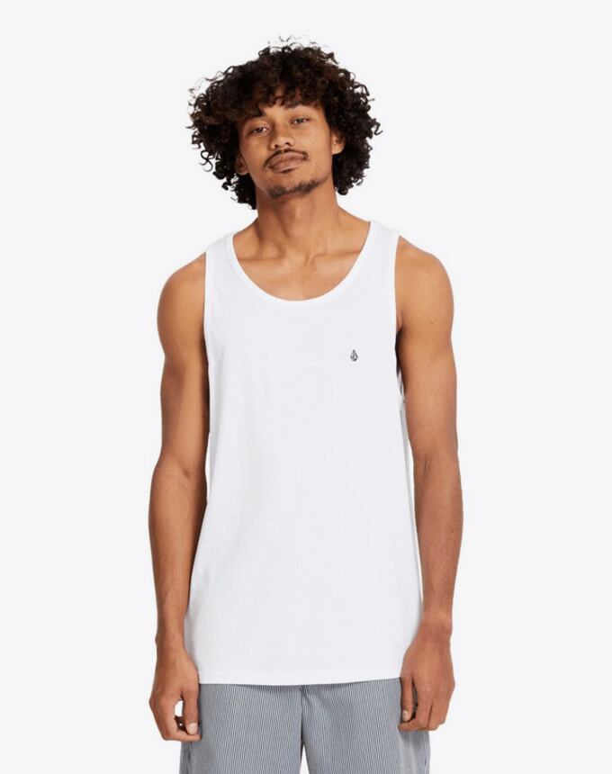 Pánske tričko Volcom Stone Blanks Bsc Tt, White