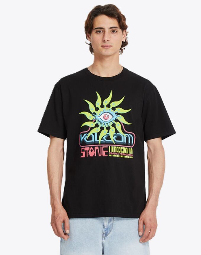 Pánske tričko Volcom Realityfab Bsc Sst, Black