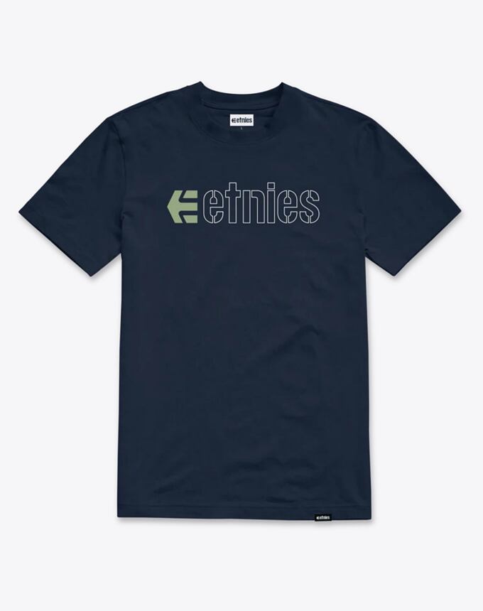 Pánske tričko Etnies Ecorp Tee, Blue / Green