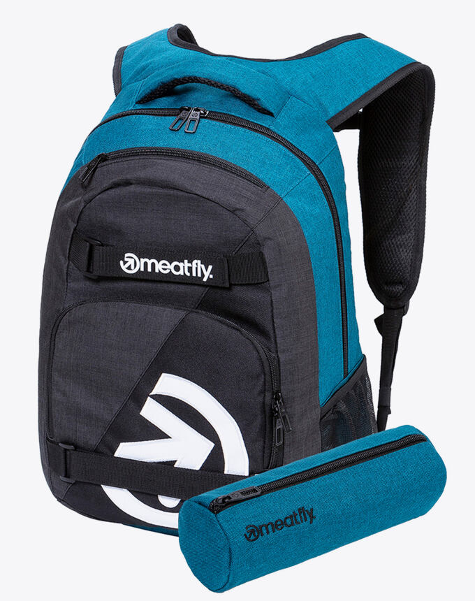 Batoh Meatfly Exile, Petrol Heather / Charcoal Heather, 24 L +  Peračník ZADARMO