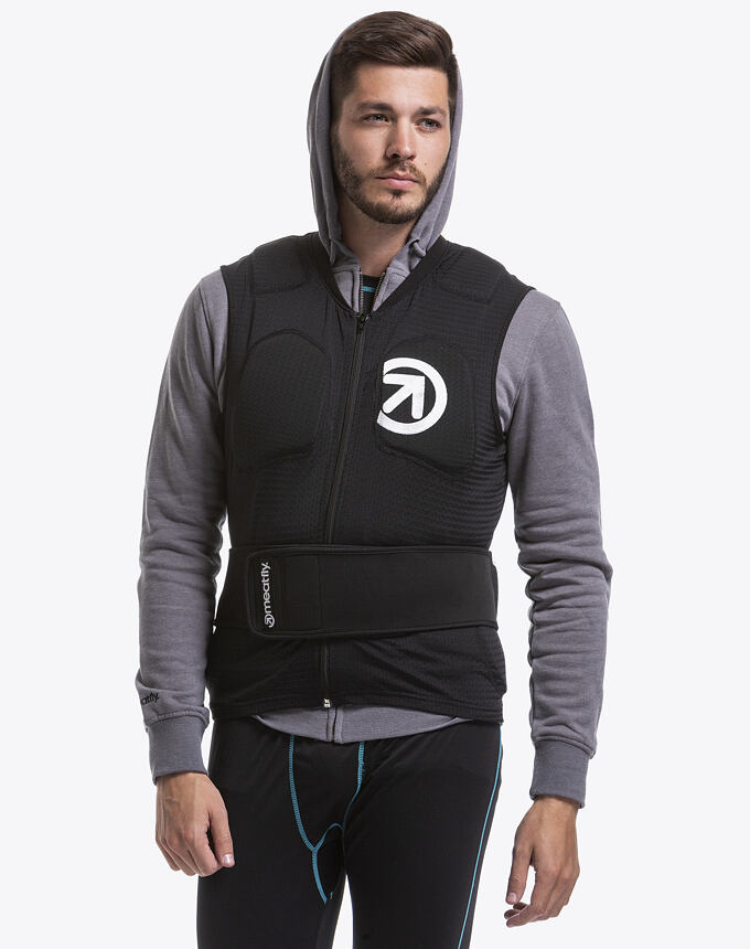 Chránič chrbtice Meatfly Gearboy G Form, Black/Blue
