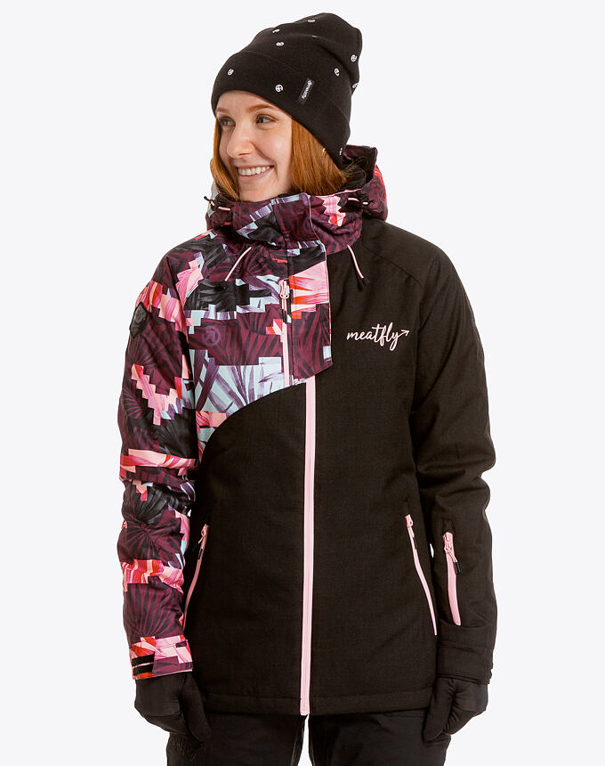 Dámska SNB & SKI bunda Meatfly Deborah, Botanica Leggi/Black