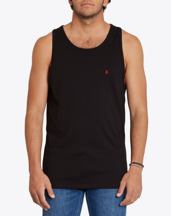 Pánske tričko Volcom Stone Blanks Bsc Tt, Black