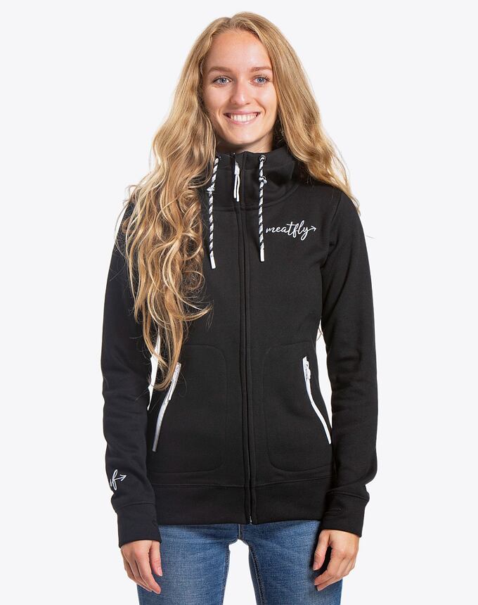 Dámska technická mikina Meatfly Omni, Black