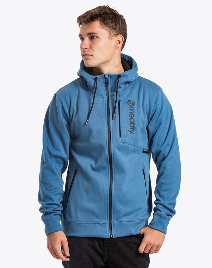 Pánska technická mikina Meatfly Lightyear, Slate Blue