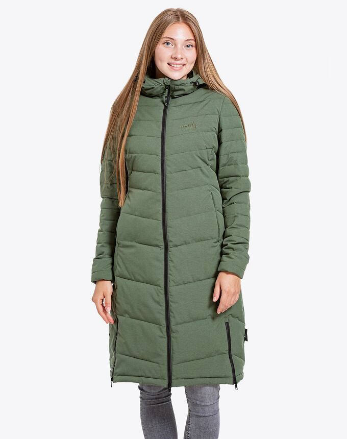 Dámska street bunda Meatfly Olympa, Olive