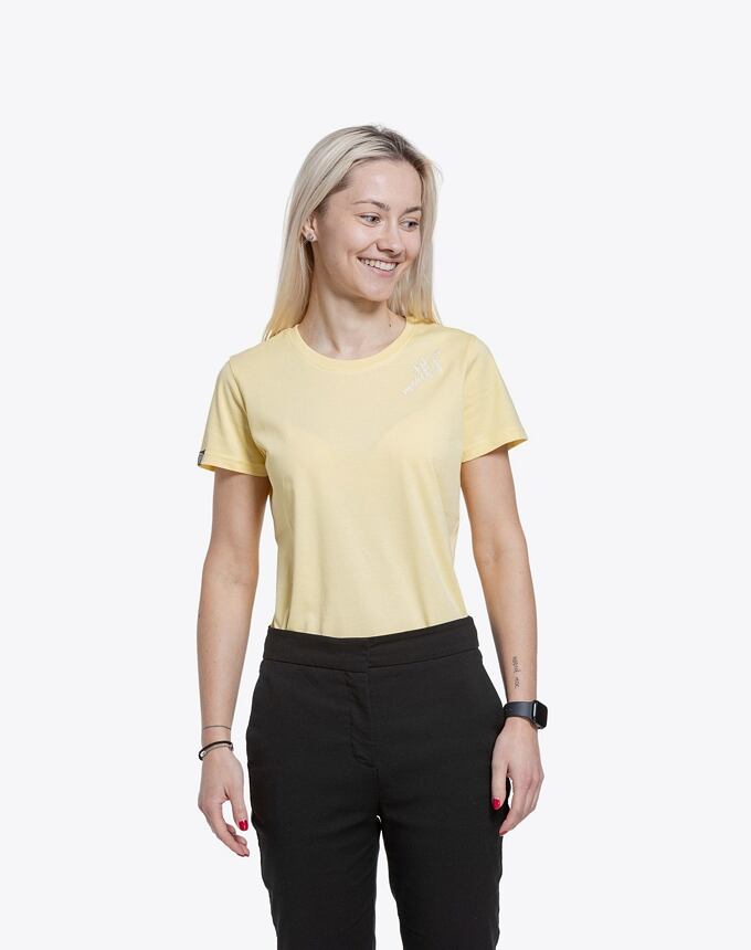 Dámske tričko Meatfly Lara, Light Yellow