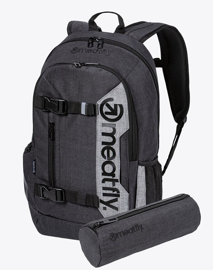 Batoh Meatfly Basejumper, Charcoal Heather / Grey Heather, 22 L