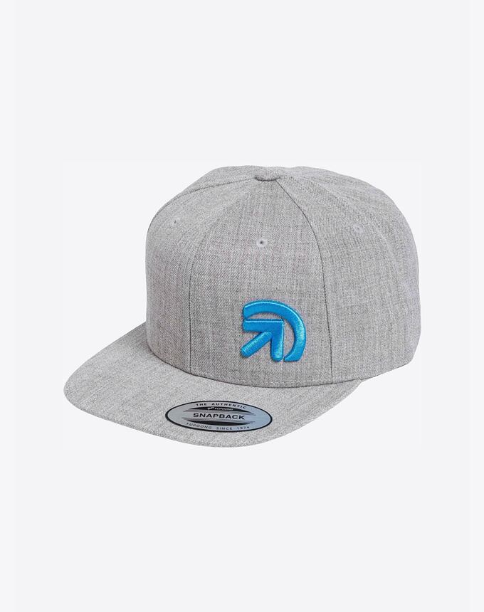 Šiltovka Meatfly Finester Snapback, Grey Heather