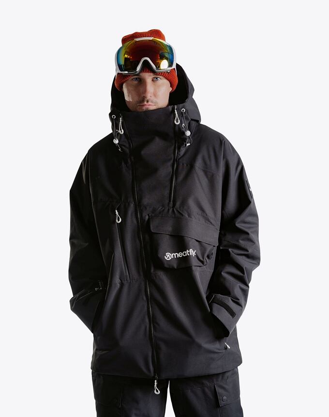 Unisex SNB & SKI bunda Meatfly Blake, Black