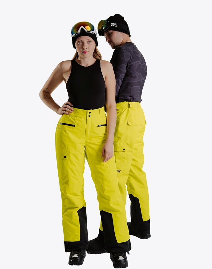 Unisex SNB & SKI nohavice Meatfly Andry, Lime