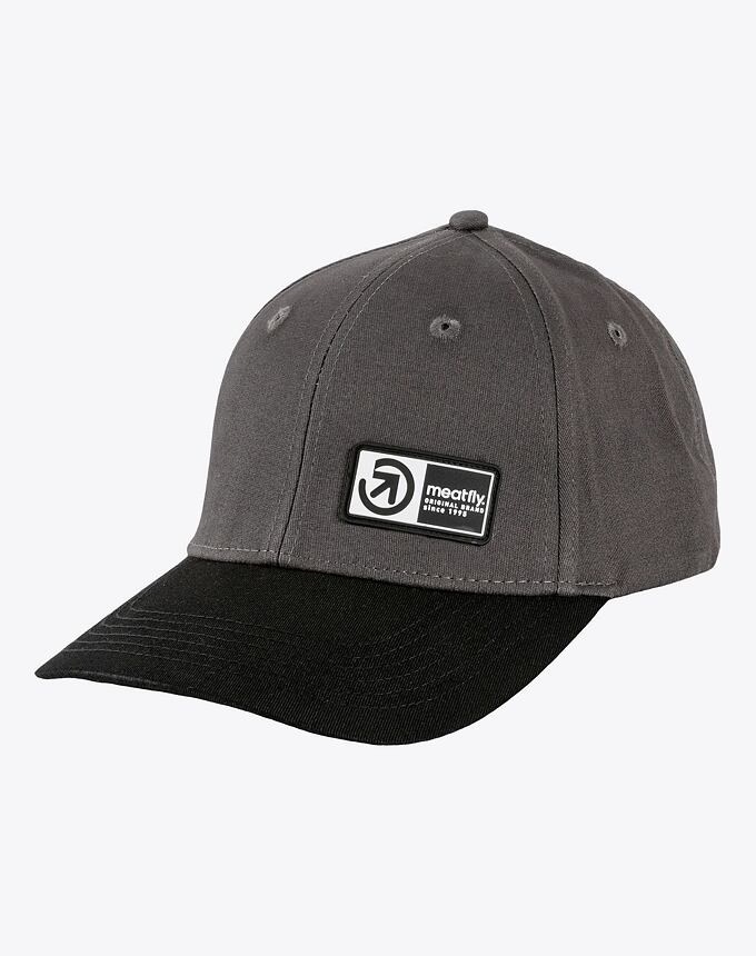 Šiltovka Meatfly Wayne Flexfit, Grey / Black Brand