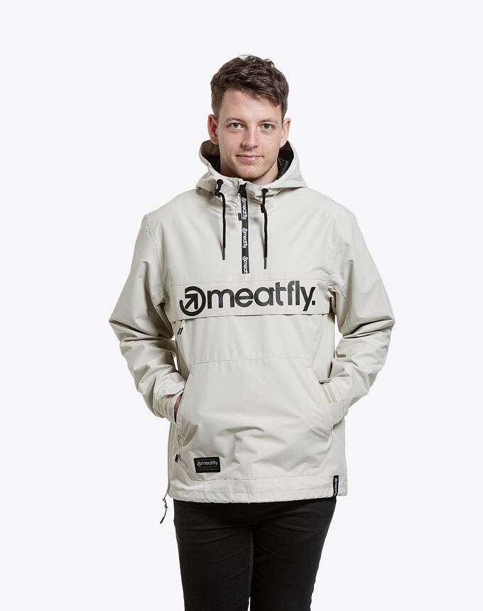 Pánska street bunda Meatfly Garen, Sand