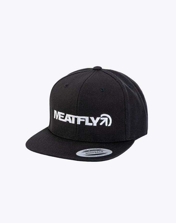 Šiltovka Meatfly Skipper Snapback, White / Black