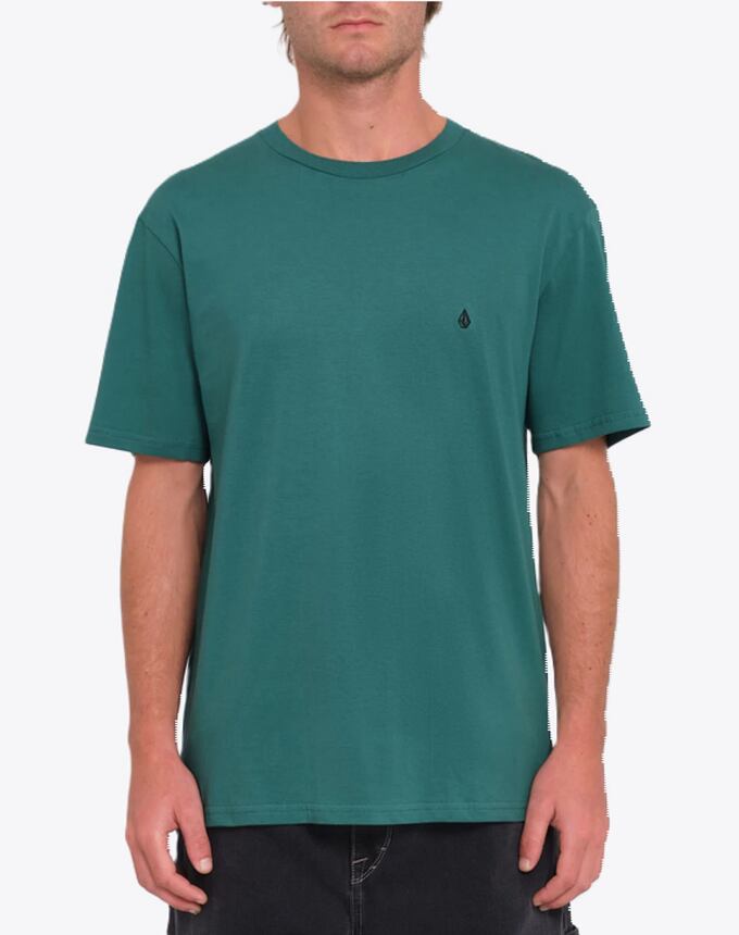 Pánske tričko Volcom Stone Blanks Bsc Sst, Sea Green
