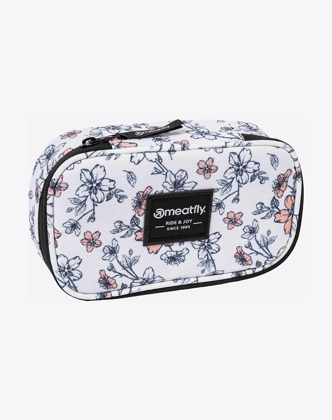 Púzdro Meatfly XL Pencil Case, Blossom White