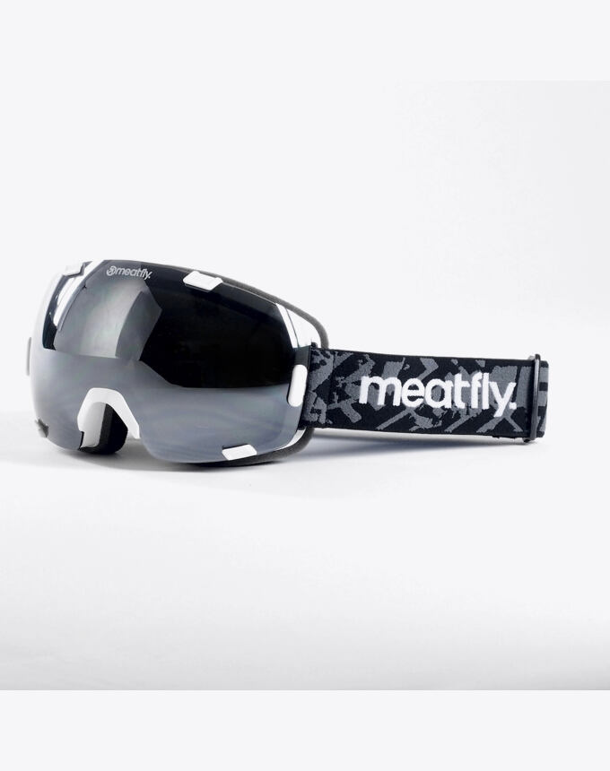 Okuliare Meatfly Scout 2 Goggles, B - White, Black Chrome