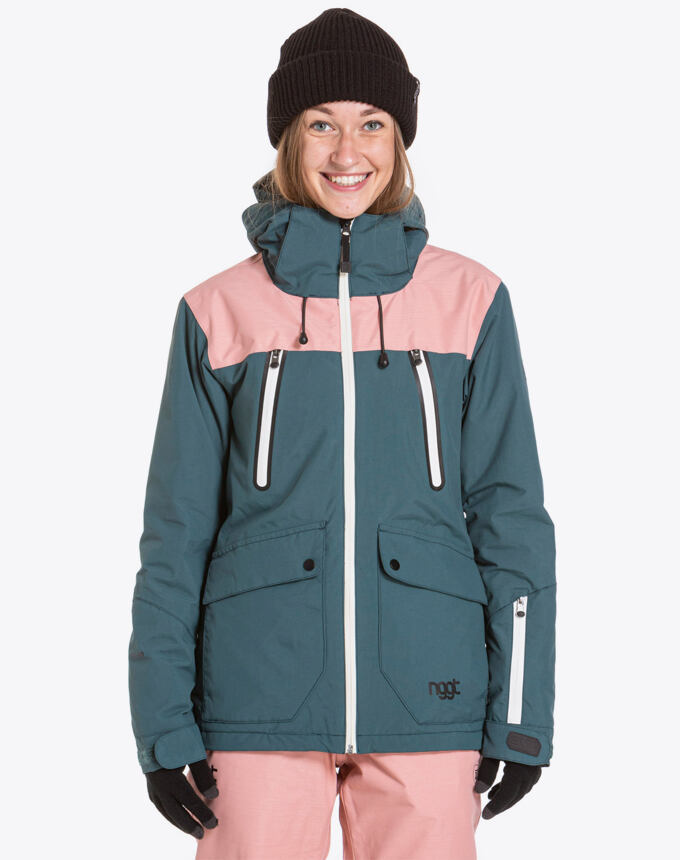 Bunda na snowboard Nugget Phobia 3, C - Sea Green, Rose