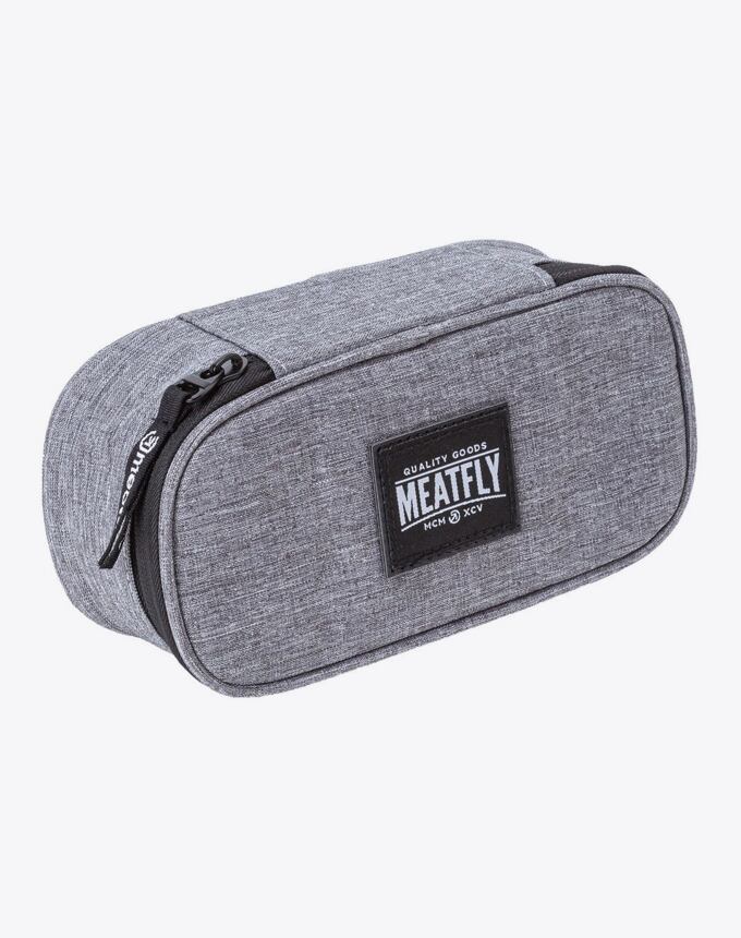 Peračník Meatfly Pencil Case, Heather Grey