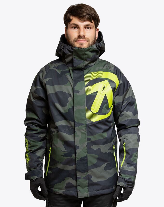 Pánska SNB & SKI bunda Meatfly Bang Premium, Rampage Camo