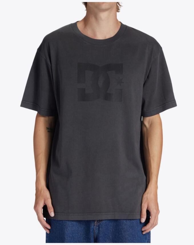 Pánske tričko DC Shoes DC Star Pigment, Pirate Black Enzyme Wash