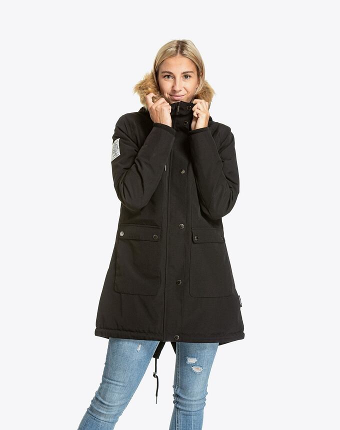 Dámska zimná bunda Meatfly Amber Parka, Black