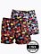 Pánske boxerky Meatfly Agostino, Red/Black Comics