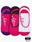 Ponožky Meatfly Low Socks Triple Pack, Fuchsia Dots